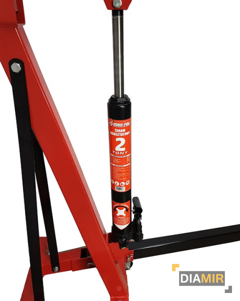 ŻURAW WARSZTATOWY 2T PODNOŚNIK ZBLOCZE ŁAŃCUCHY DŹWIG DO SILNIKA