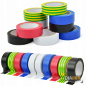 Zestaw 10szt. Taśma izolacyjna kolorowa z PCVPVC Geko 19 mm x 5 m