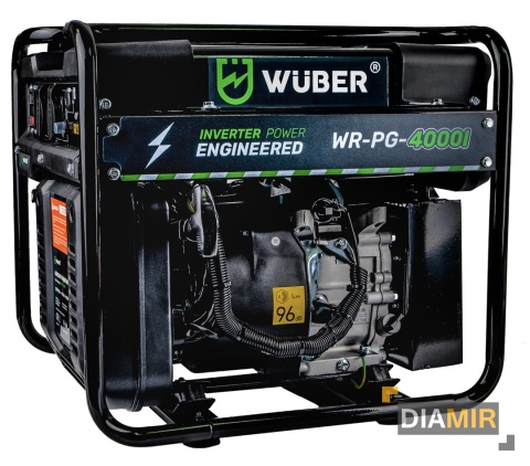 AGREGAT INWERTOROWY prądotwórczy przenośny jednofazowy Wuber 4000 W benzyna
