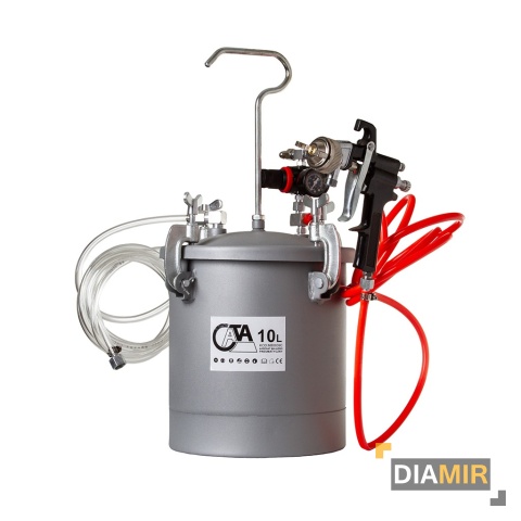 AGREGAT MALARSKI PISTOLET LAKIERNICZY MALOWANIA PNEUMATYCZNY ZBIORNIK 10L