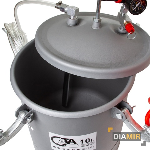 AGREGAT MALARSKI PISTOLET LAKIERNICZY MALOWANIA PNEUMATYCZNY ZBIORNIK 10L