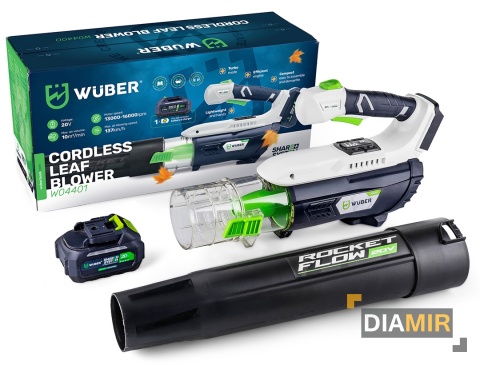 DMUCHAWA AKUMULATOROWA DO LIŚCI AKU 20 V 4,0 Ah 137 KM/h OGRODOWA