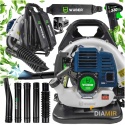 DMUCHAWA PLECAKOWA 1,7 KM 330 km/h SPALINOWA DO LIŚCI TRAWY OGRODOWA WUBER