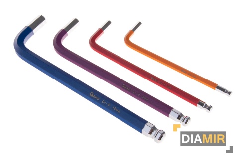 KLUCZE IMBUS imbusowe kolorowe 1,5-10mm 9el. CrV Geko