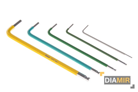 KLUCZE IMBUS imbusowe kolorowe 1,5-10mm 9el. CrV Geko