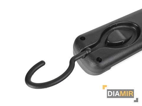 LAMPA WARSZTATOWA LED 230V 15W Z MAGNESEM HAKIEM I KABLEM 5M