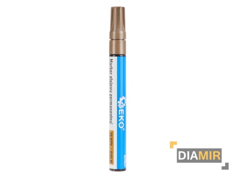 MARKER PISAK OLEJOWY PERMANENTNY OKRĄGŁY WODOODPORNY CZARNY