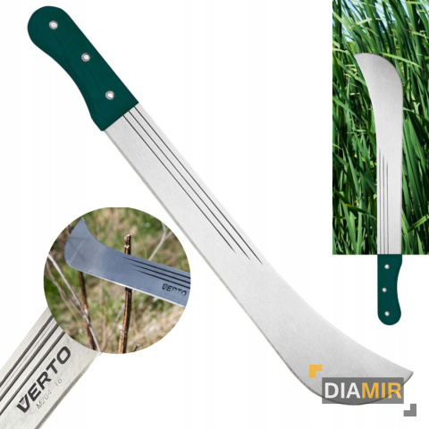 MACZETA KARCZOWNIK OGRODOWY HARTOWANA 45cm NÓŻ 18" VERTO
