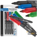 MARKER budowlany permanentny MIX kolor GRUBY 4 szt.