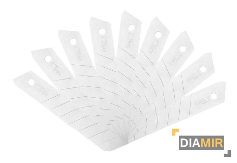 NEO Ostrza łamane 18mm do noży stal SK2 opakowanie 10sztuk 64-225