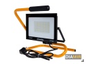Naświetlacz HALOGEN LED 100W statyw budowlany PRZENOŚNY + PRZEWÓD biały zimny 6500K