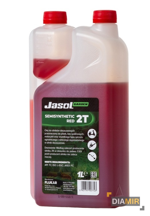 OLEJ DO KOSIARKI DO MIESZANKI PALIWA JASOL 2T 1L