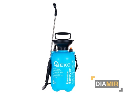 Opryskiwacz ciśnieniowy plecakowy ręczny Geko 5 l