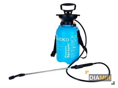 Opryskiwacz ciśnieniowy plecakowy ręczny Geko 5 l