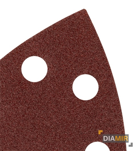 PAPIER ŚCIERNY P100 na rzep żelazko 102 x 152mm 5szt. OTWORY GRAPHITE