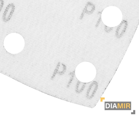 PAPIER ŚCIERNY P40 na rzep żelazko 102 x 152mm 5szt. OTWORY GRAPHITE