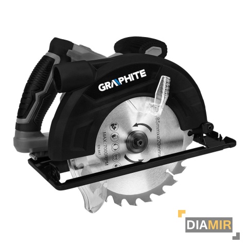 PILARKA PIŁA TARCZOWA 1200W 185mm NAJAZDOWA RĘCZNA GRAPHITE