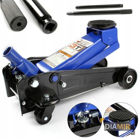 PODNOŚNIK SAMOCHODOWY NISKOPROFILOWY LEWAREK ŻABA WALIZKA BJC 3T