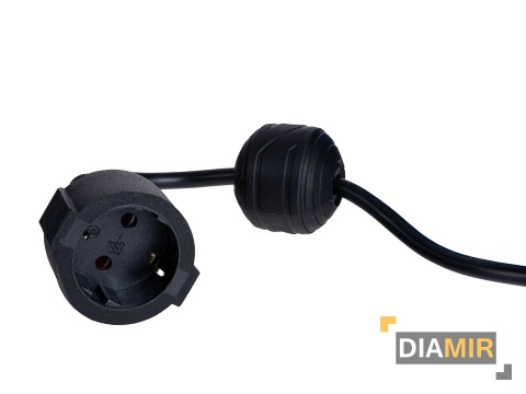 PRZEDŁUŻACZ elektryczny BĘBNOWY 15 m + 1,5 m ZWIJAK AUTOMATYCZNY