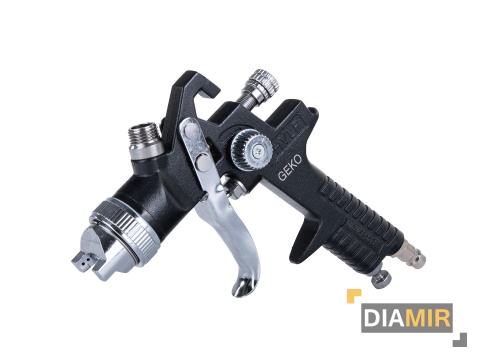 Pistolet lakierniczy HVLP + 4 dysze 1,3 1,4 1,7 2,0mm