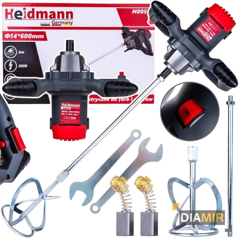 MIESZADŁO ELEKTRYCZNE mieszarka DO FARB KLEJU ZAPRAW 2650 W M14