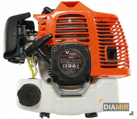 SILNIK ZABURTOWY SPALINOWY DO ŁÓDKI ŁODZI PONTONU MOCNY 5,2 KM 51,7 cm³