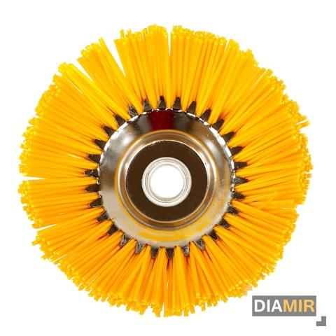 SZCZOTKA TARCZOWA NYLONOWA DO KOSY DO CZYSZCZENIA 200 mm x 25,4 mm