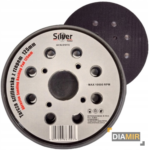 TALERZ TARCZA DO SZLIFIERKI OSCYLACYJNEJ MIMOŚRODOWEJ DYSK NA RZEP 125 MM