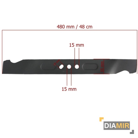 UNIWERSALNY NÓŻ TNĄCY DO KOSIAREK KOSIARKI SPALINOWEJ 48 cm