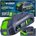 AKUMULATOR BATERIA WUBER MAKITA SHARE+ SYSTEM LITOWO JONOWY 20 V 2.0 AH WUBER