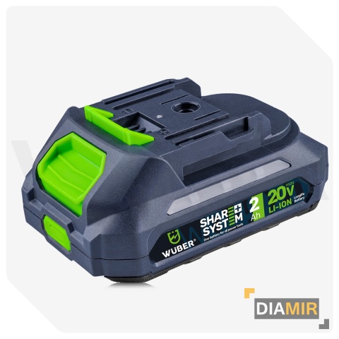 AKUMULATOR BATERIA WUBER MAKITA SHARE+ SYSTEM LITOWO JONOWY 20 V 2.0 AH WUBER