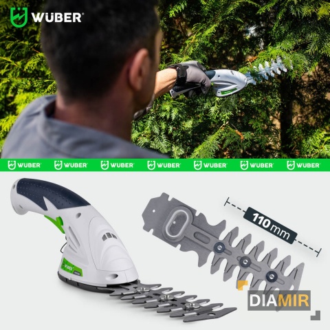 AKUMULATOROWE NOŻYCE TRYMER DO ŻYWOPŁOTU TRAWY SEKATOR PRZYCINARKA LEKKA