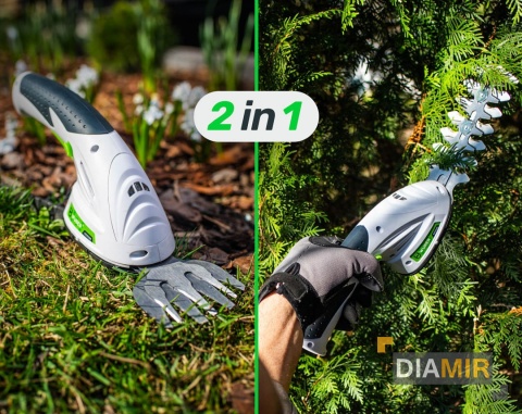 AKUMULATOROWE NOŻYCE TRYMER DO ŻYWOPŁOTU TRAWY SEKATOR PRZYCINARKA LEKKA