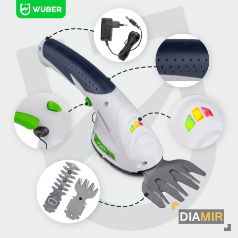 AKUMULATOROWE NOŻYCE TRYMER DO ŻYWOPŁOTU TRAWY SEKATOR PRZYCINARKA LEKKA