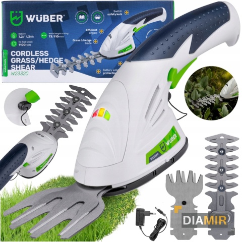 AKUMULATOROWE NOŻYCE TRYMER DO ŻYWOPŁOTU TRAWY SEKATOR PRZYCINARKA LEKKA