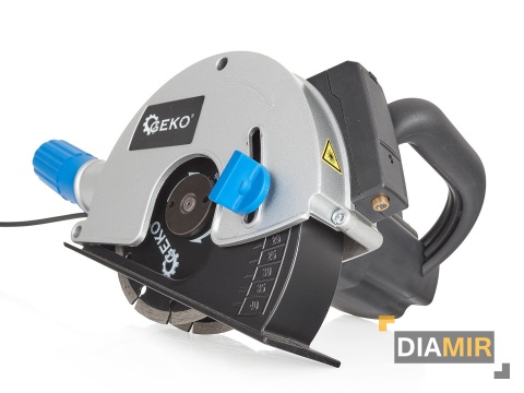 BRUZDOWNICA DO BETONU 1700 W LASER 2 x TARCZA WALIZKA