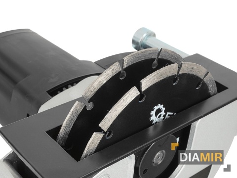 BRUZDOWNICA DO BETONU 1700 W LASER 2 x TARCZA WALIZKA