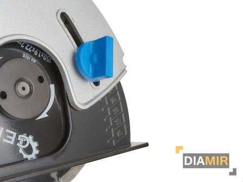 BRUZDOWNICA DO BETONU 1700 W LASER 2 x TARCZA WALIZKA