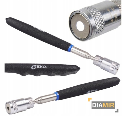 CHWYTAK MAGNETYCZNY TELESKOPOWY 80 cm + LED
