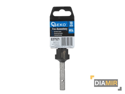 FREZ DIAMENTOWY 10 mm M14 GEKO do gresu ceramiki granitu marmuru