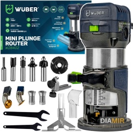 FREZARKA GÓRNOWRZECIONOWA DO DREWNA WYCINARKA Z REGULACJĄ OBROTÓW ZESTAW