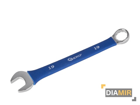 KLUCZE PŁASKO-OCZKOWE 12 EL 6-32 MM POLEROWANE UCHWYT ANTISLIP CRV