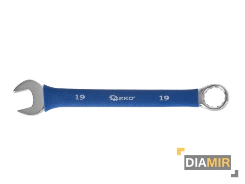 KLUCZE PŁASKO-OCZKOWE 12 EL 6-32 MM POLEROWANE UCHWYT ANTISLIP CRV