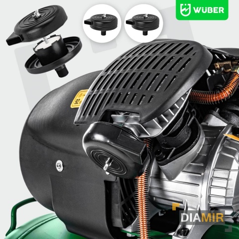 KOMPRESOR OLEJOWY 100 LITRÓW SOLIDNY DWUTŁOKOWY SPRĘŻARKA POWIETRZA WUBER