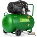 KOMPRESOR OLEJOWY 100 LITRÓW SOLIDNY DWUTŁOKOWY SPRĘŻARKA POWIETRZA WUBER