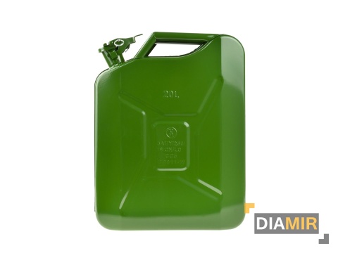 KANISTER METALOWY 20L STALOWY NA PALIWO ZBIORNIK SZCZELNY ANTYKOROZYJNY