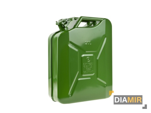 KANISTER METALOWY 20L STALOWY NA PALIWO ZBIORNIK SZCZELNY ANTYKOROZYJNY