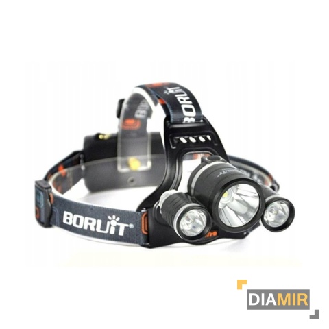 LATARKA CZOŁOWA CZOŁÓWKA NA GŁOWĘ 3LED T6 cree xm l MOCNA AKUMULATOROWA