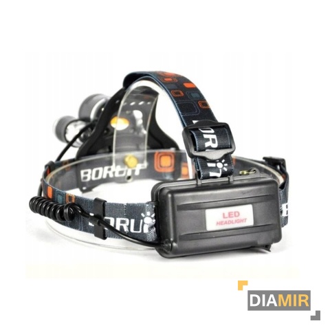 LATARKA CZOŁOWA CZOŁÓWKA NA GŁOWĘ 3LED T6 cree xm l MOCNA AKUMULATOROWA