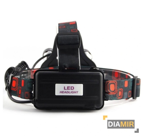 LATARKA CZOŁOWA CZOŁÓWKA NA GŁOWĘ 3LED T6 cree xm l MOCNA AKUMULATOROWA